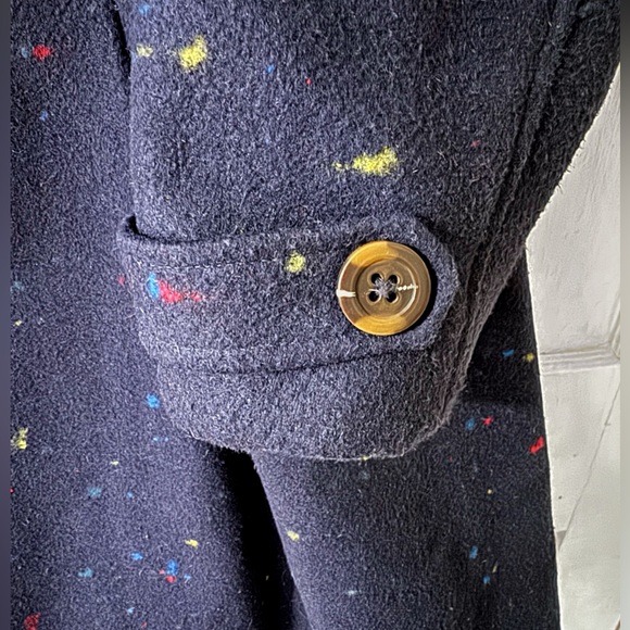 Modcloth Speckled Swing Coat with Toggles, size 1x - Picture 6 of 7